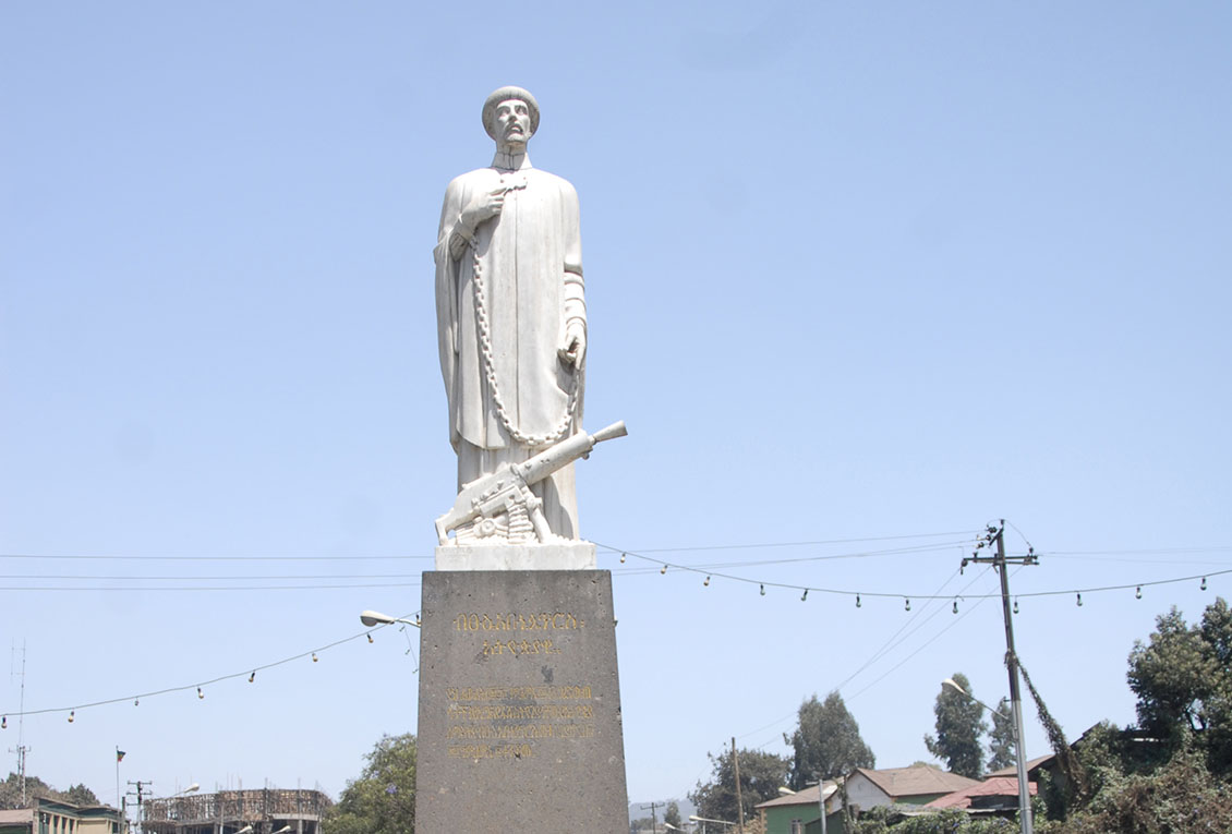 Statue of His Holiness Abune Petros 
